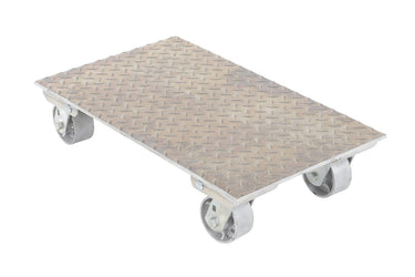 ALUM DOLLY W/STEEL WHEELS 16 X 27 - Model PDA-1627-C-S
